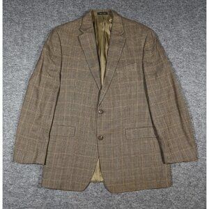 Lauren Ralph Lauren Blazer Jacket Coat 52% Silk / 48% Wool Size 44L mens